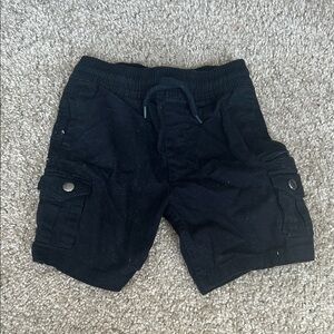 Black Cargo Shorts